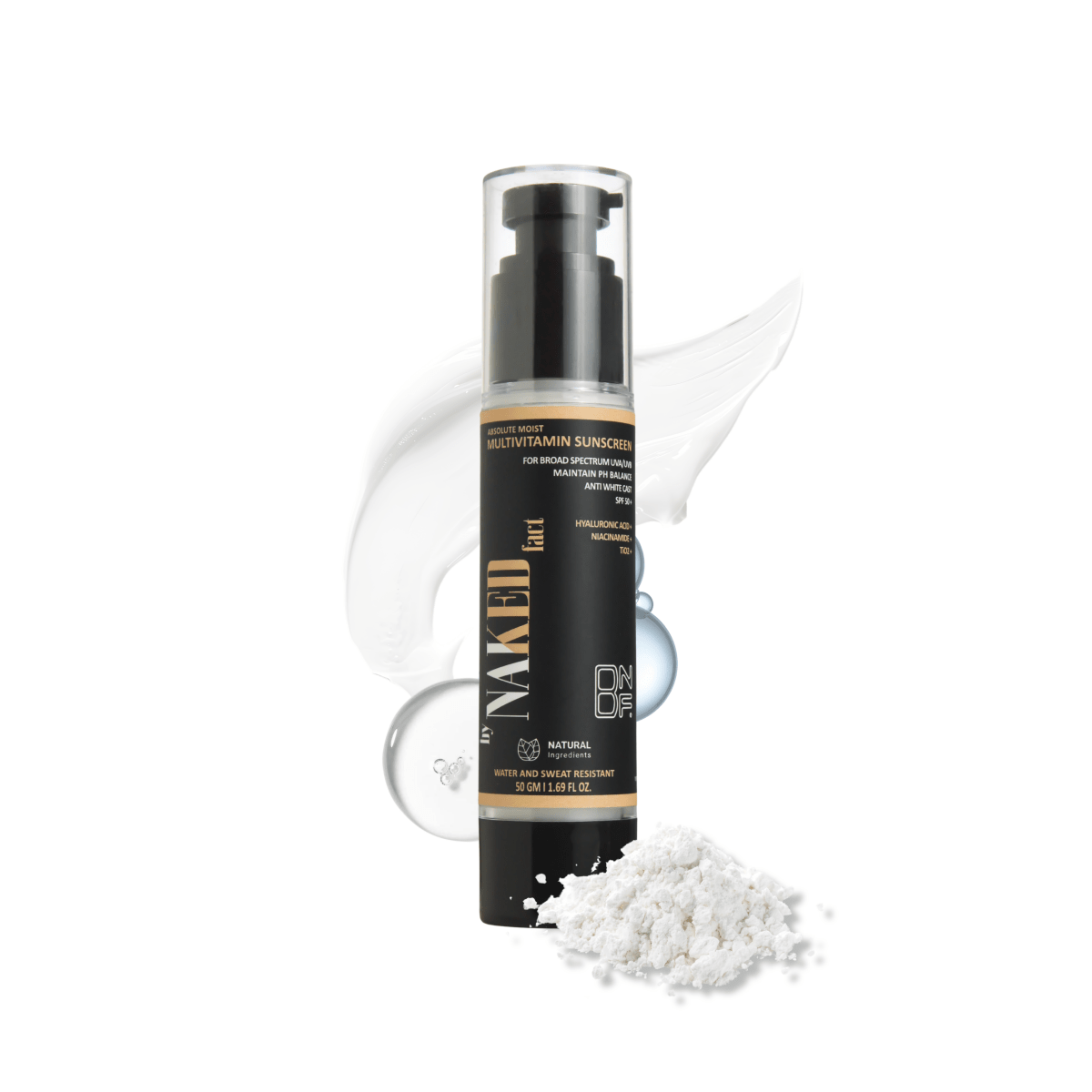 Multivitamin SPF 50 Sunscreen for Sun Protection