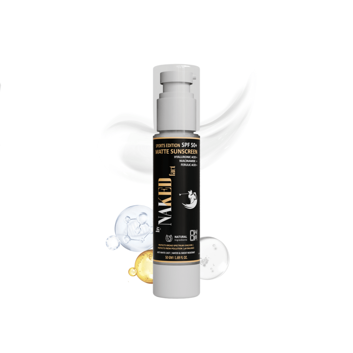 Sports Edition SPF 50+ Matte Sunscreen- For Broad Spectrum UVA/UVB & Anti White Cast