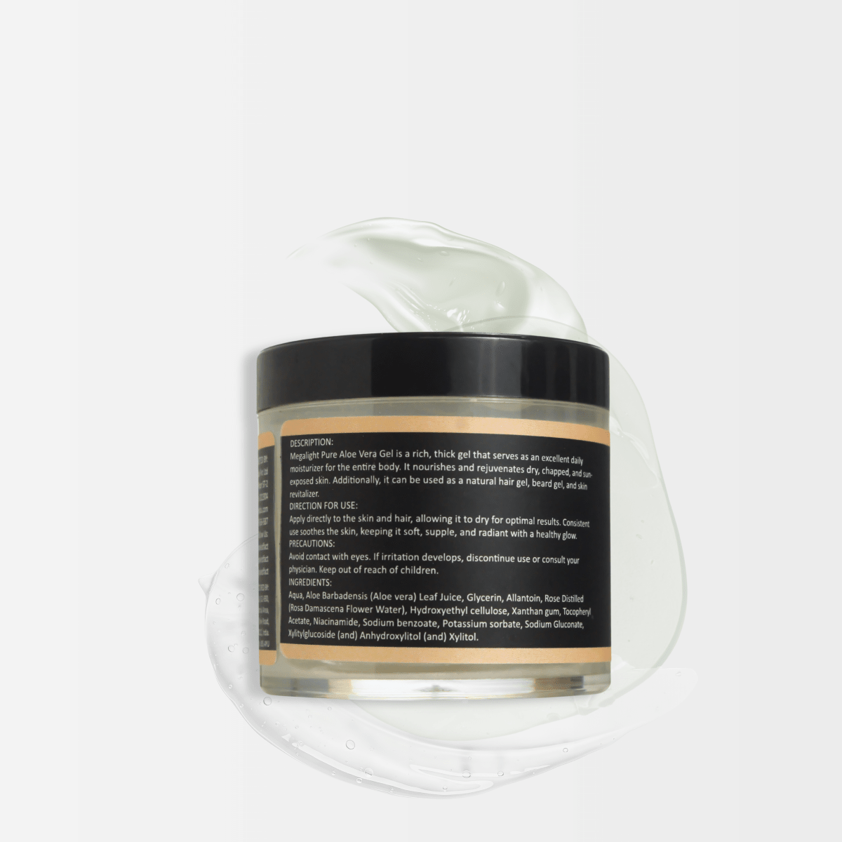 Megalight Pure Aloevera Gel for Face, Skin & Hair