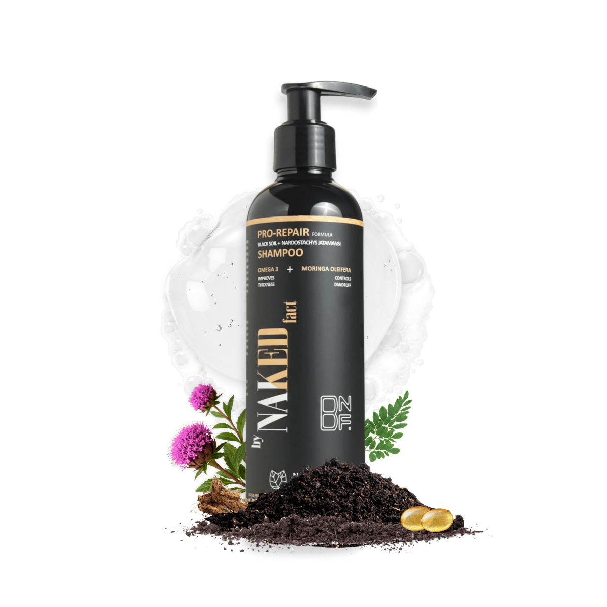 Black Soil Shampoo - Control Dandruff & Hair Repair