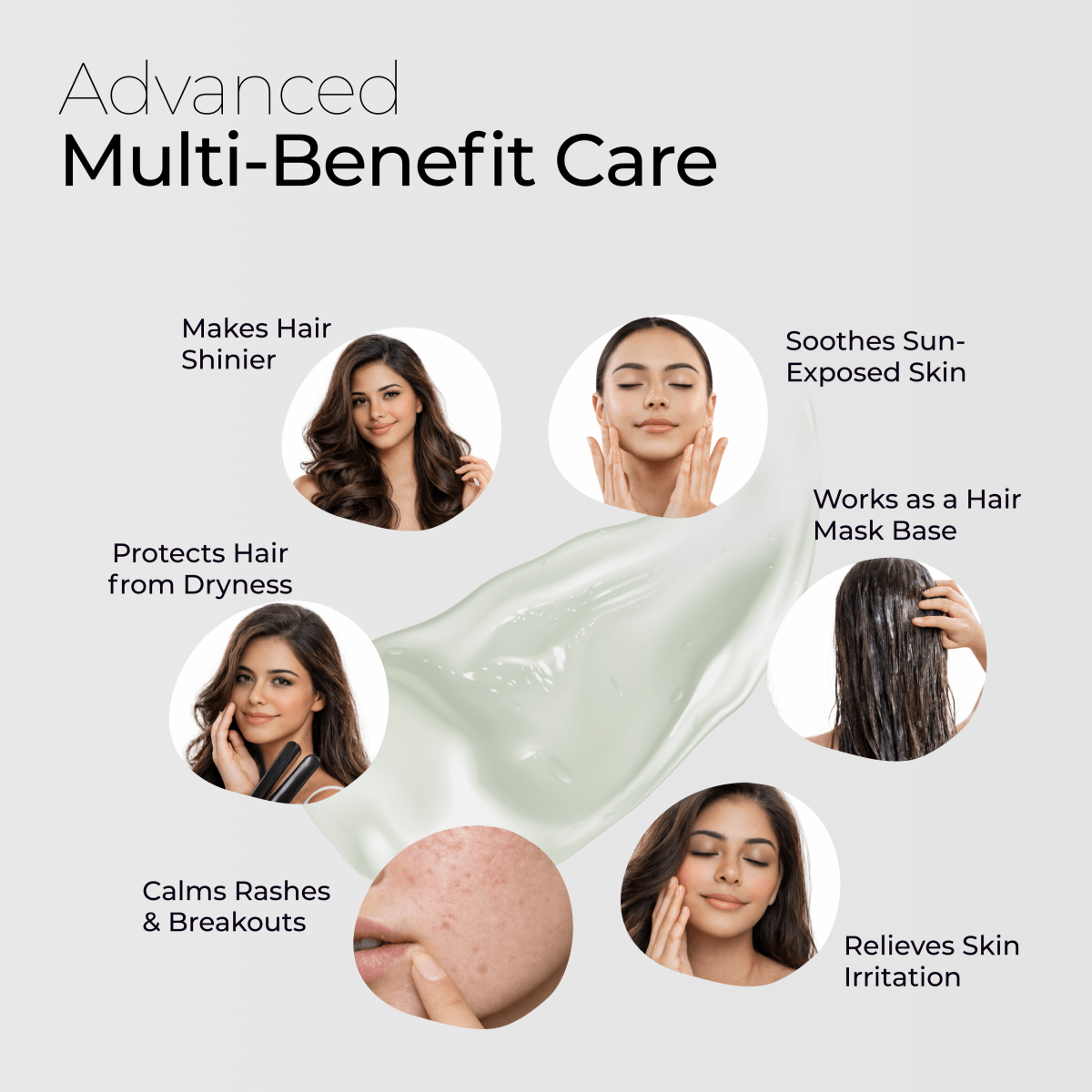 Megalight Pure Aloevera Gel for Face, Skin & Hair