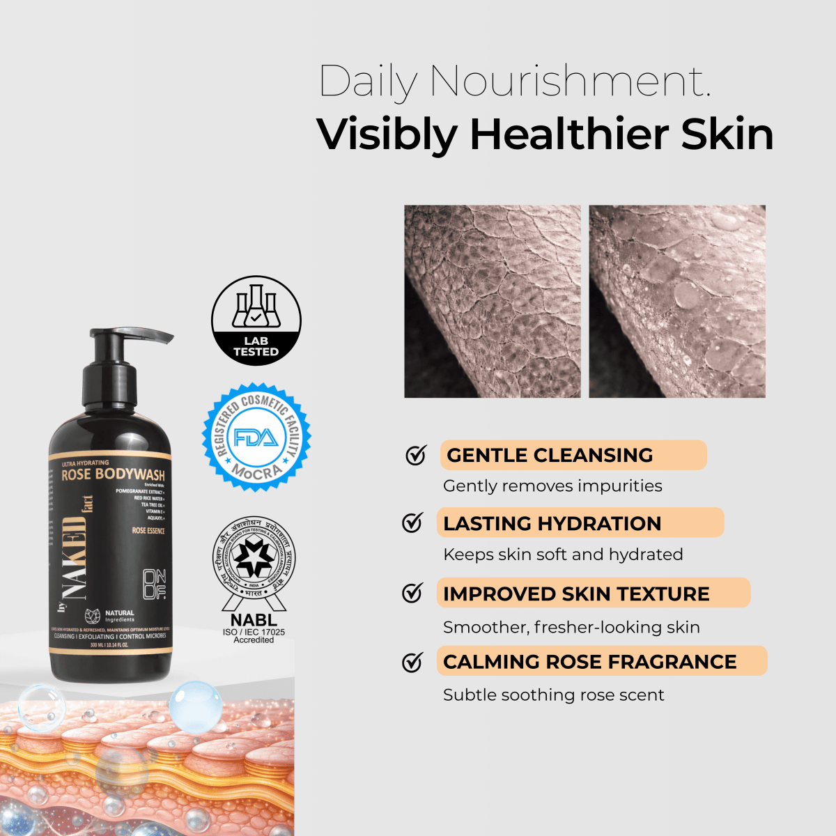 Ultra Hydrating Rose Body wash