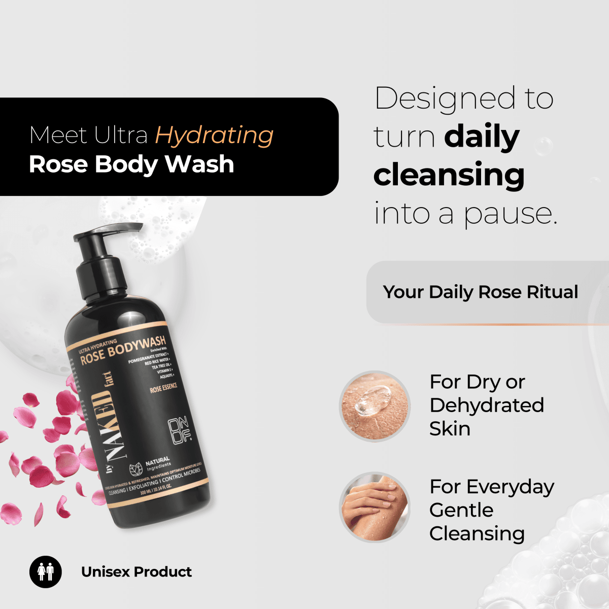 Ultra Hydrating Rose Body wash