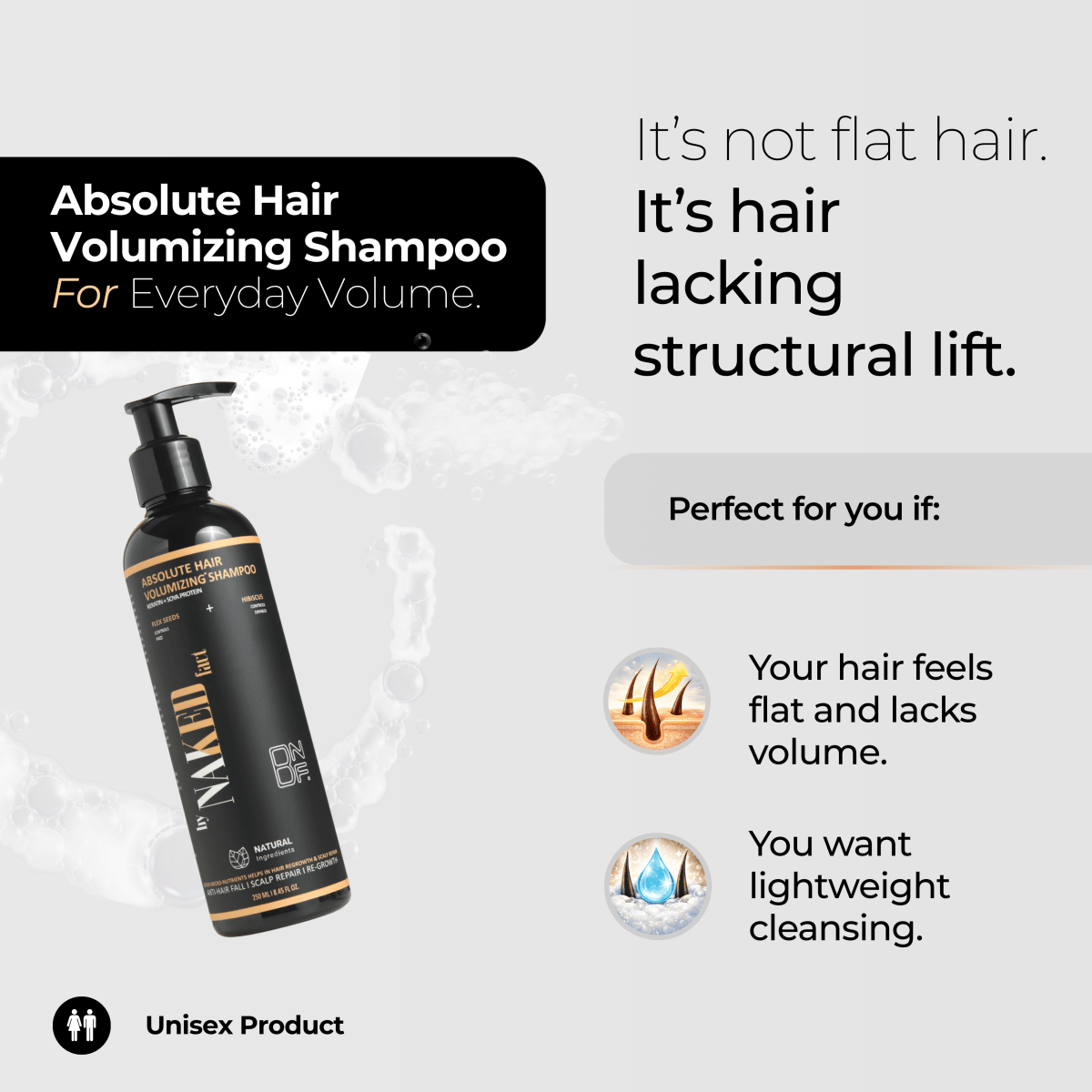 Absolute Hair volumizing shampoo
