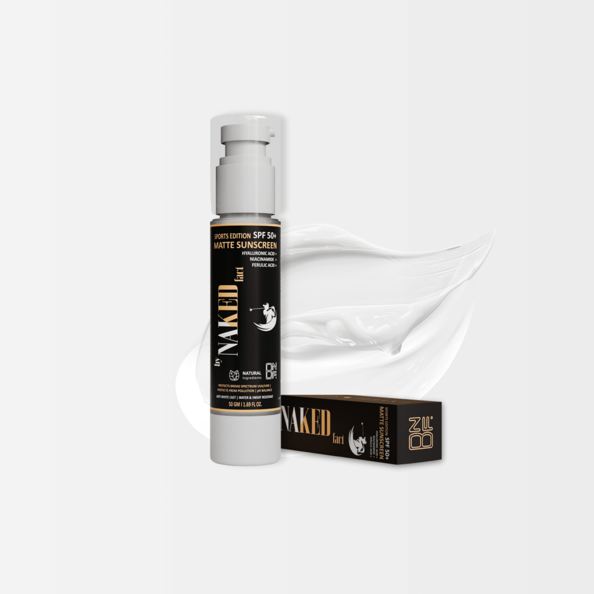 Sports Edition SPF 50+ Matte Sunscreen- For Broad Spectrum UVA/UVB & Anti White Cast