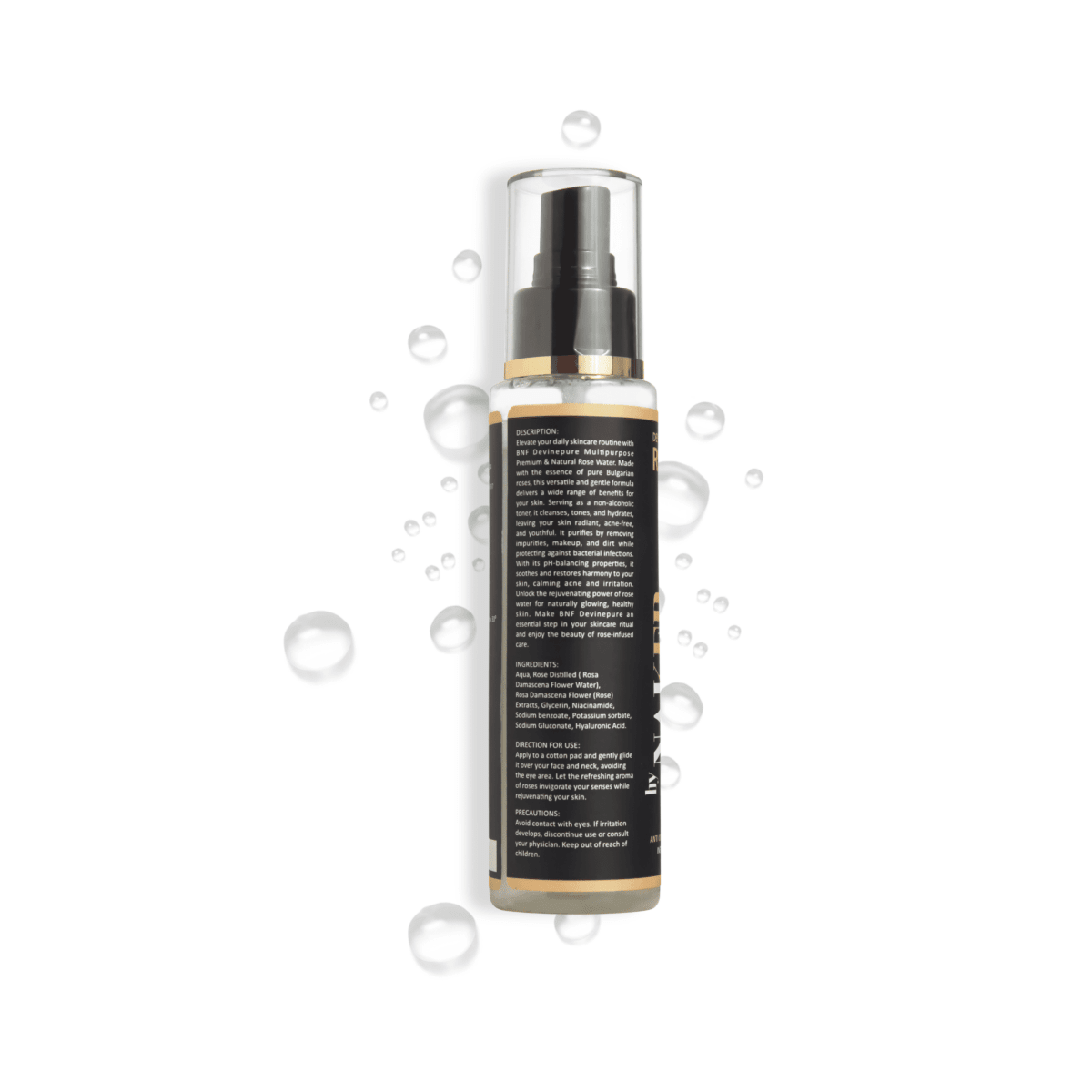 DivinePure 100% Pure Rose Water- Balances & Restores Skin's pH Levels