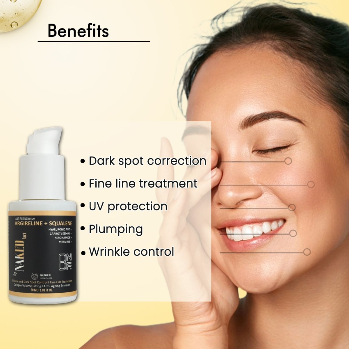 Argireline + Squalene Anti Ageing Serum