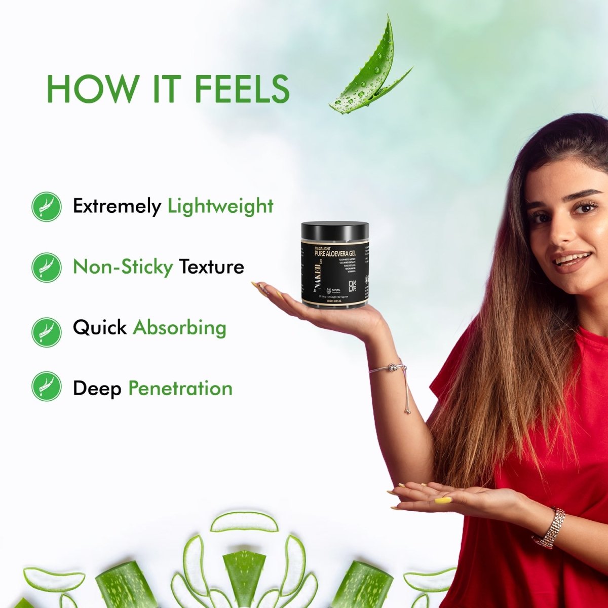 Megalight Pure Aloevera Gel