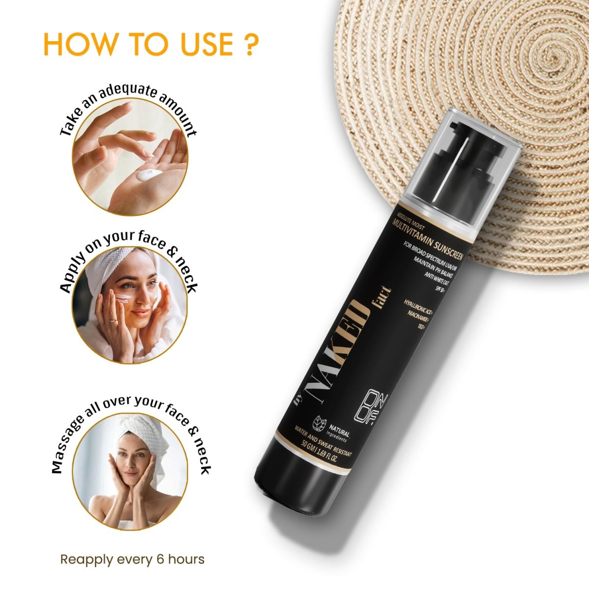 Multivitamin SPF 50 Sunscreen