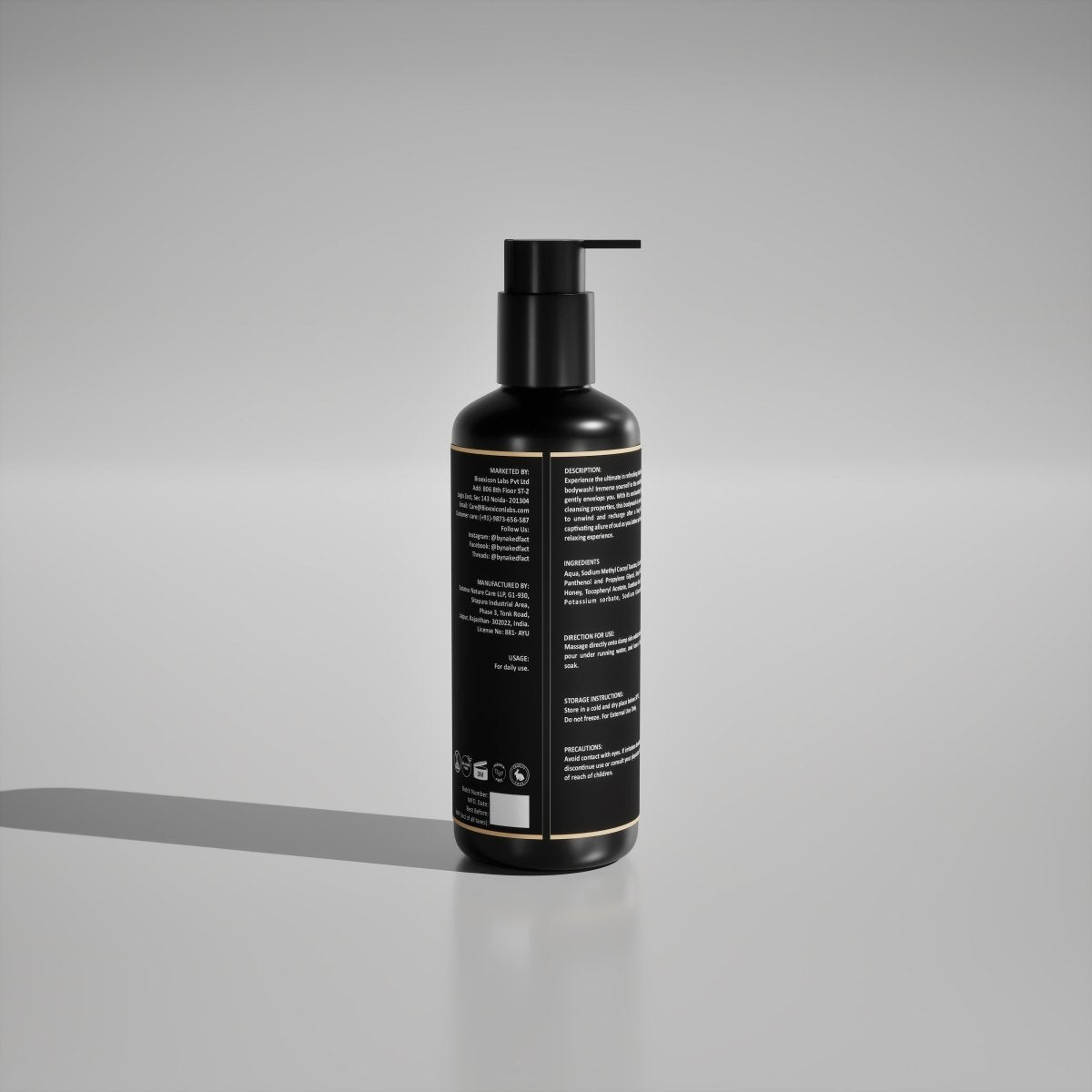 by NAKED fact Marshmellow bodywash