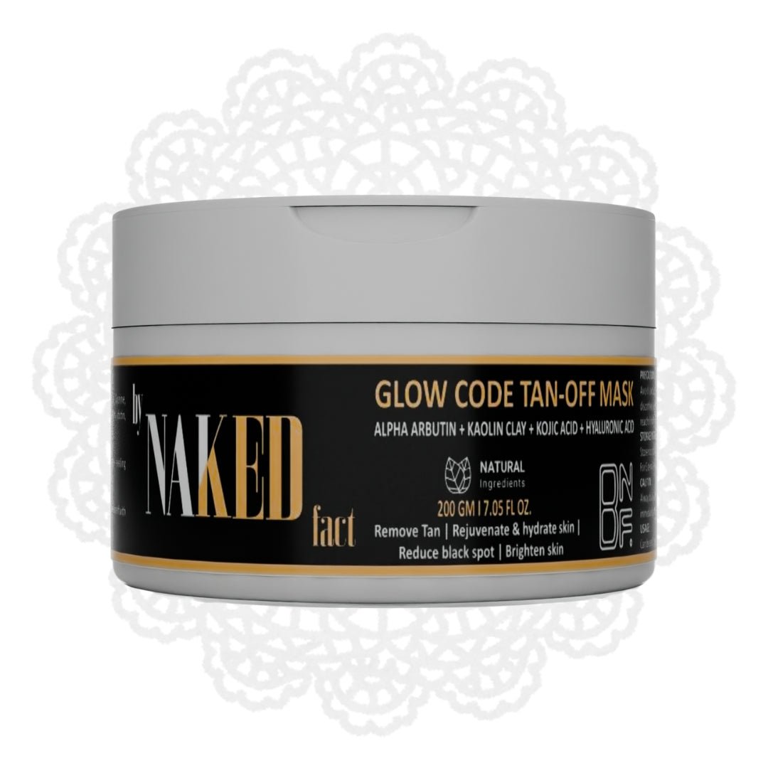 Glow code tan-off mask
