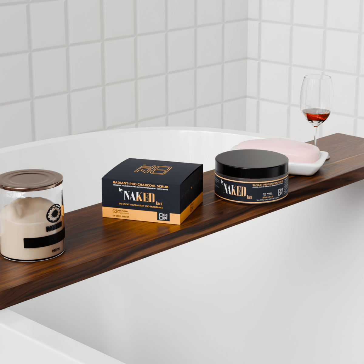 Radiant-Pro Charcoal Scrub