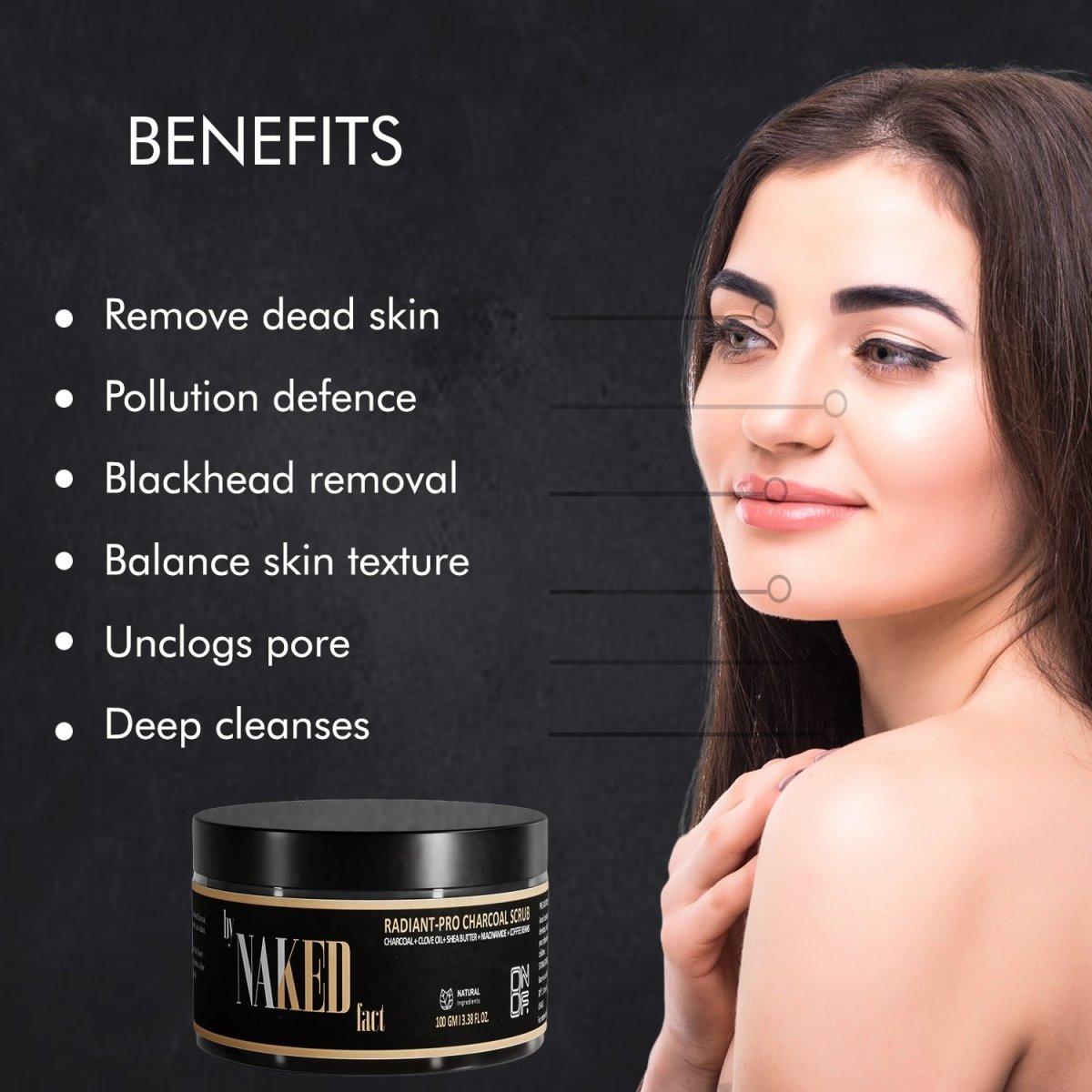 Radiant-Pro Charcoal Scrub