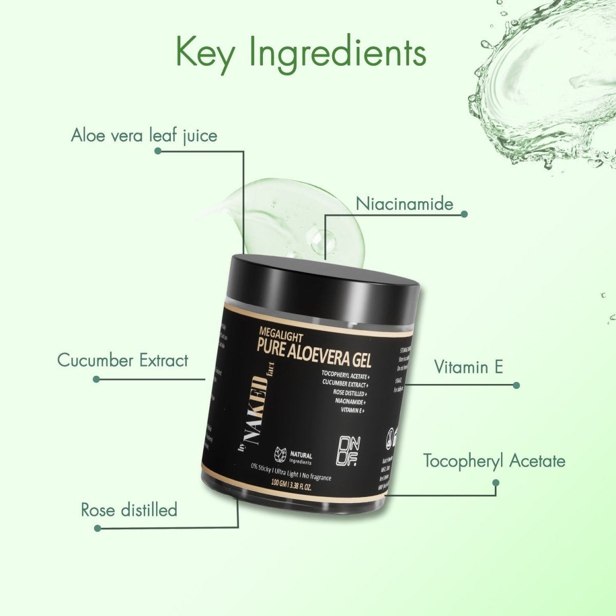 Megalight Pure Aloevera Gel