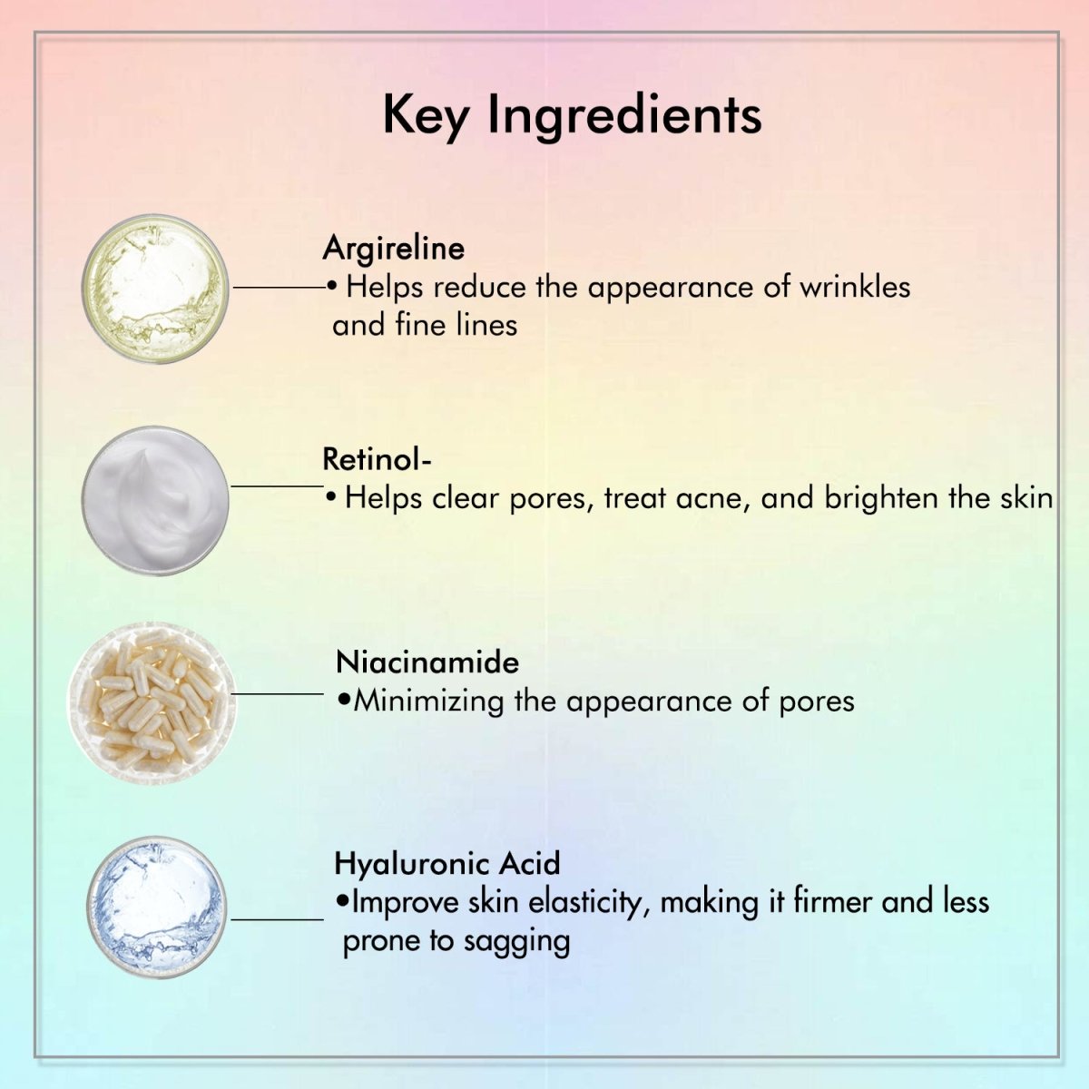 Argireline + Retinol Anti Ageing Cream